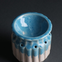 Аромалампа керамика "Греческая амфора" синий 9х9х9,5 см Аромалампа керамика "Греческая амфора" синий 9х9х9,5 см