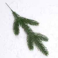 Декор &laquo;Веточка ели&raquo;, набор 5 шт., размер 1 шт. &mdash; 28 &times; 11 &times; 2 см