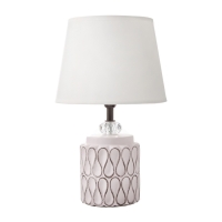 Лампа настольная "Медитация" 1х40Вт Е14 розовый 20х20х35см