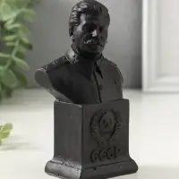 Бюст Сталина, 12х6.5х4.5см, графит