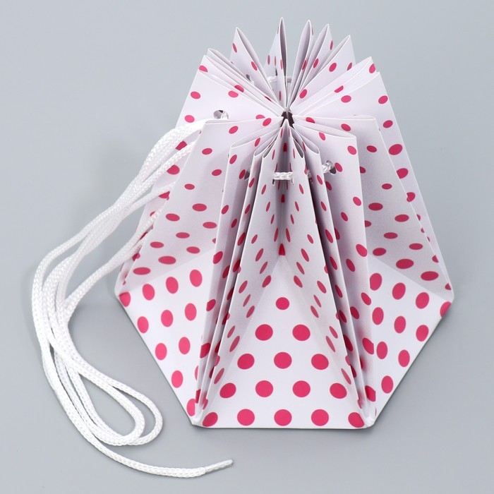 Аквабокс для цветов &laquo;Горох&raquo;, 14.5 х 14.5 х 14.5 см