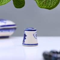 Сувенир &laquo;Напёрсток&raquo;, 3 см, гжель