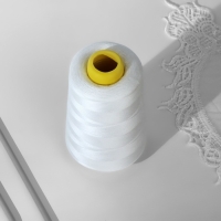 Нитки 50/2, 4500 м, цвет белый Нитки 50/2, 4500 м, цвет белый