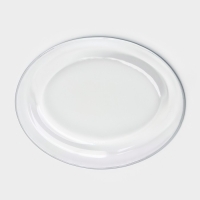 Тарелка стеклянная FLORIDA, 18&times;14 см, 2 шт