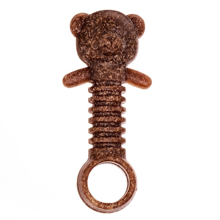 Игрушка для собак жевательная со ароматом корма &laquo;Медвежонок&raquo;, 9 х 4.5 см