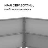 Грядка оцинкованная, 390 &times; 100 &times; 34 см, Greengo