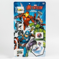 Адвент-календарь &laquo;Мстители&raquo;, с детскими татуировками &mdash; 18 шт., MARVEL