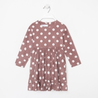 Платье детское KAFTAN "Горох", р. 32 (110-116), розовый Платье детское KAFTAN "Горох", р. 32 (110-116), розовый