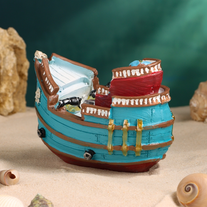 Корабль сувенирный "Пиратское судно" 16*9*10см