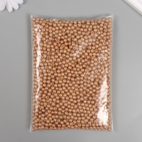 Набор бусин "Жемчуг" d 6 мм, 250 гр, тёмно-бежевый Набор бусин "Жемчуг" d 6 мм, 250 гр, тёмно-бежевый