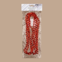 Бусы на нитях &laquo;Звёзды&raquo;, 10 мм, 2 м, цвет красный