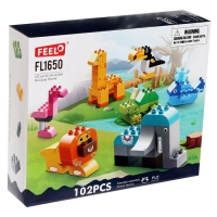 Конструктор Животные &laquo;Африка&raquo;, 102 детали