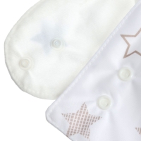 Многоразовый подгузник &laquo;Звезды&raquo;, 3-15 кг, цвет белый, Крошка Я