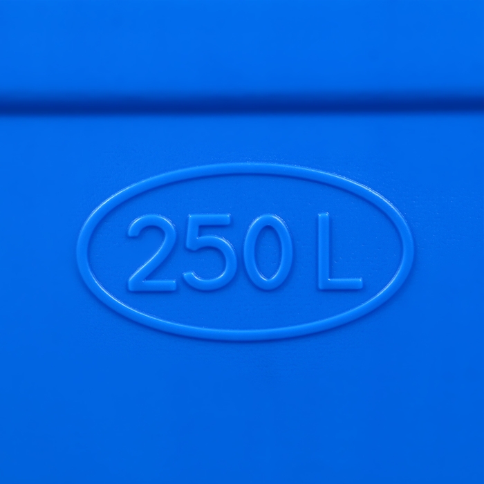 Бочка-бак пищевая &laquo;Помощник&raquo;, 250 л, горловина 61 см, с крышкой, МИКС