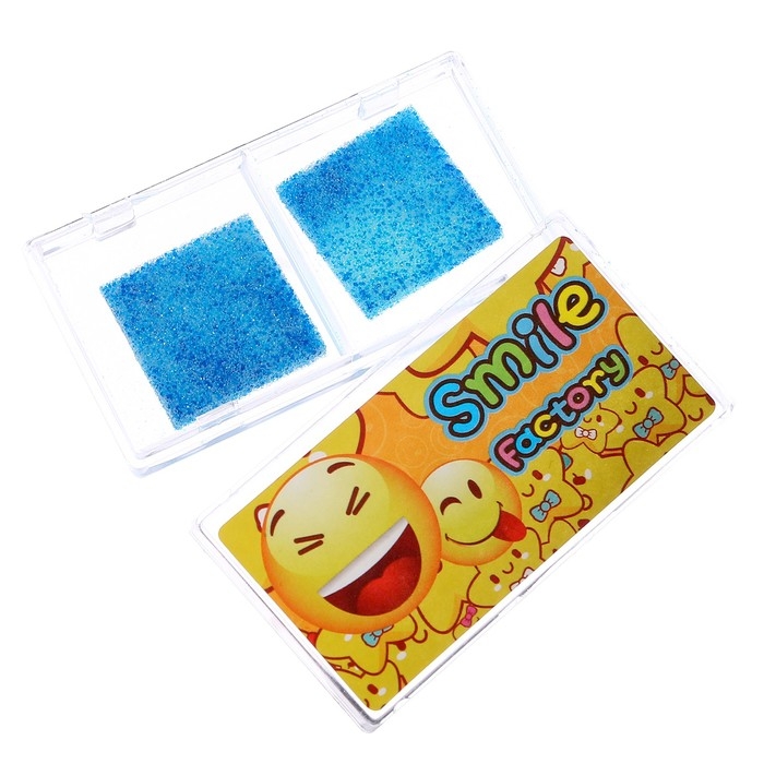 Печать цветная &laquo;Смайл&raquo;, набор 3 шт., ролик-печать с 2 насадками, штемпельная подушка