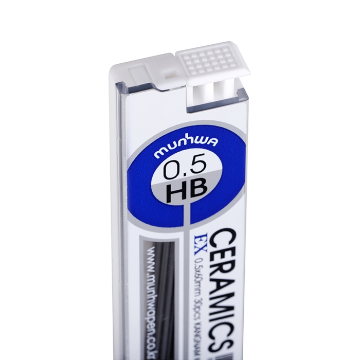 Грифели для механических карандашей Munhwa Грифели для механических карандашей Munhwa "Ceramics", 30шт., 0,5мм, HB