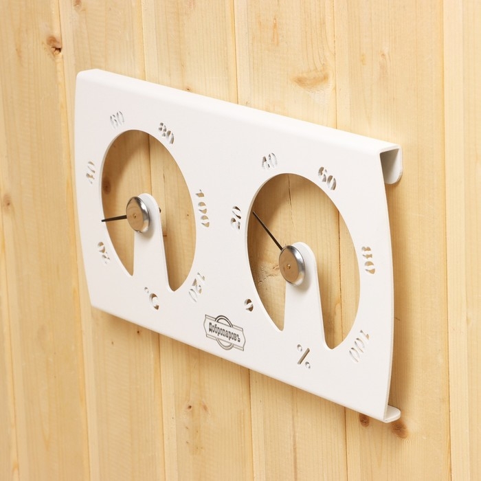 Термометр-гигрометр, 29,5х15х3,5 см, белый V-T010 Термометр-гигрометр, 29,5х15х3,5 см, белый V-T010