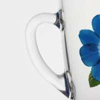 Кружка стеклянная &laquo;Коллекция цветов&raquo;, 300 мл, рисунок МИКС