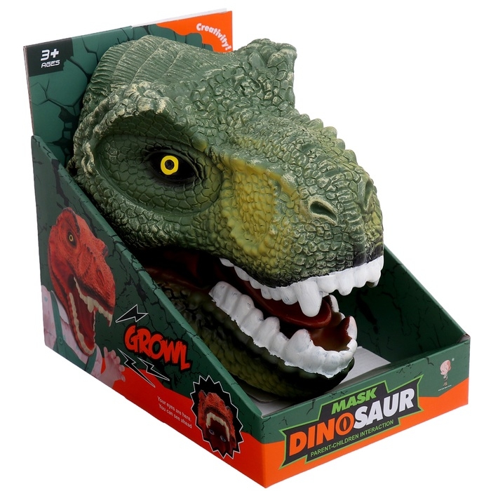 Маска динозавра &laquo;Тираннозавр&raquo;, цвет МИКС