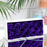 Мыльные розочки, фиолетовые, набор 10 шт. Мыльные розочки, фиолетовые, набор 10 шт.