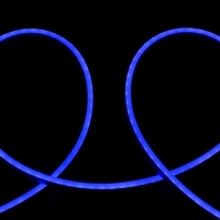 Гибкий неон Luazon Lighting 6 &times; 12 мм, IP65, 50 м, SMD2835, 120 LED/м, 12 В, свечение синее