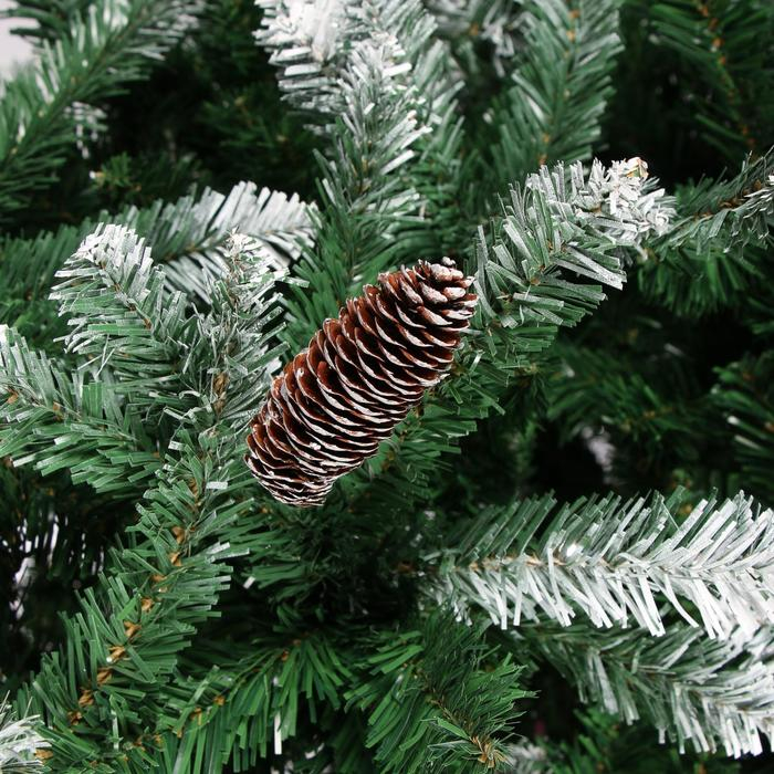 Ёлка "Шик иней" 210 см d нижнего яруса 125 см 1144 веток