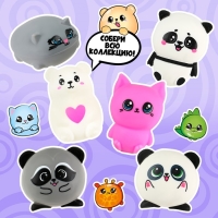 Антистресс сквиш мялка &laquo;Панда&raquo; ,с пастой, в пакете