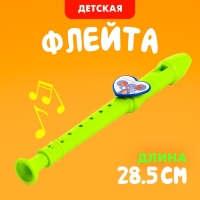 Игрушка музыкальная флейта «Зверята», цвета МИКС Игрушка музыкальная флейта «Зверята», цвета МИКС