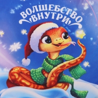 Мешок подарочный детский «Волшебство внутри», 35*30 см, на новый год Мешок подарочный детский «Волшебство внутри», 35*30 см, на новый год