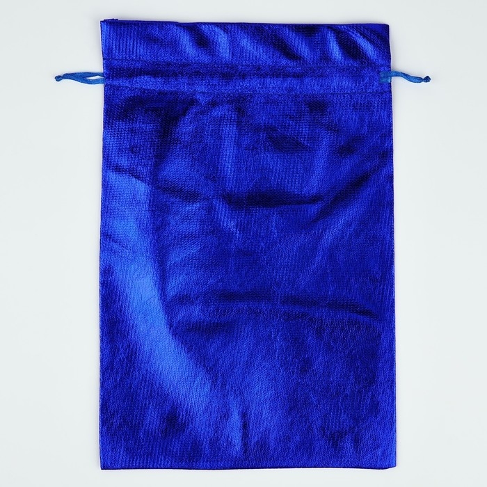 Мешочек подарочный парча «Новогодние игрушки», синий, 20 х 30 см, Новый год Мешочек подарочный парча «Новогодние игрушки», синий, 20 х 30 см, Новый год