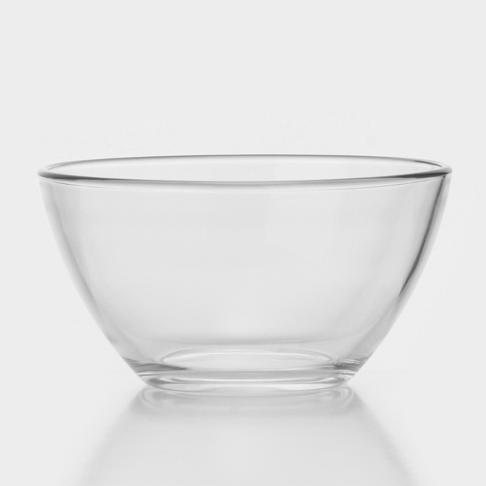 Салатник стеклянный &laquo;Гладкий&raquo;, 500 мл, d=13 см