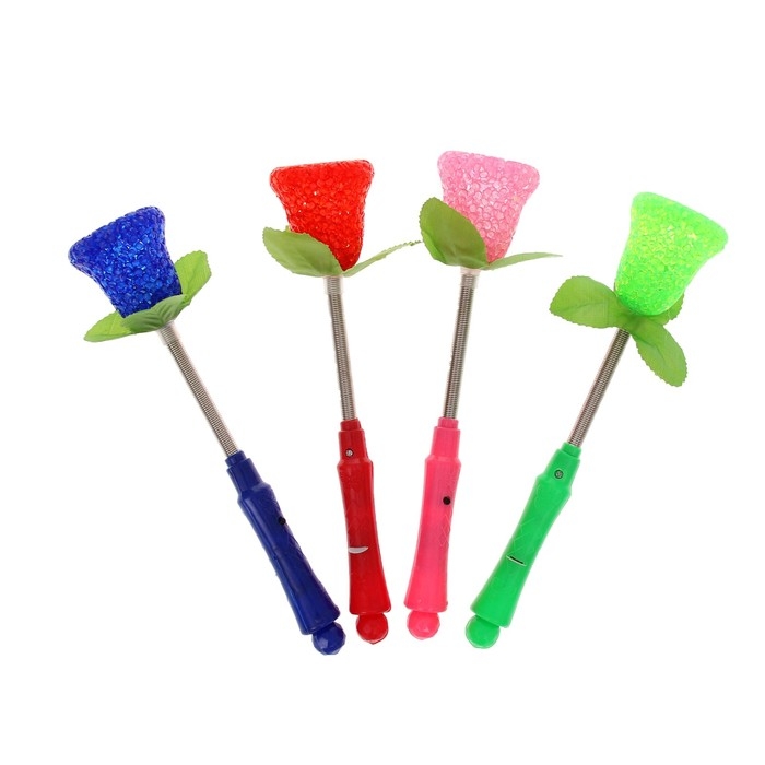 Световая палочка &laquo;Цветочек&raquo;, под стекло, цвета МИКС