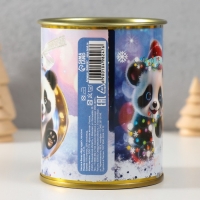 Носки в банке "Жду чудо" (внутри носки женские,цвет белый) Носки в банке "Жду чудо" (внутри носки женские,цвет белый)