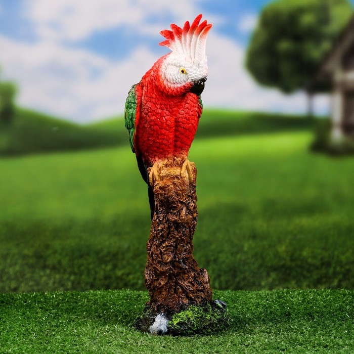 Садовая фигура Садовая фигура "Попугай на ветке" 36см