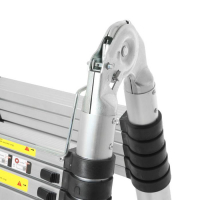 Стремянка-лестница телескопическая ТУНДРА, раскладная, алюминиевая, 1.9 х 1.9 м Стремянка-лестница телескопическая ТУНДРА, раскладная, алюминиевая, 1.9 х 1.9 м