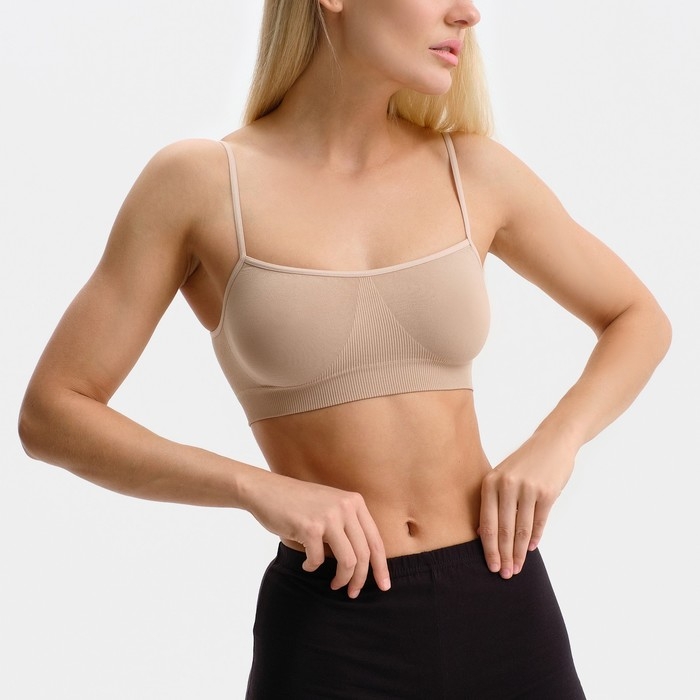 Топ женский, цвет бежевый, размер 48-52 (L/XL)