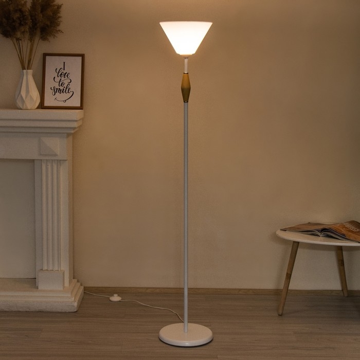 Торшер "Князь" 1х15Вт Е27 МОДЕЛЬ: BR 01028 белый