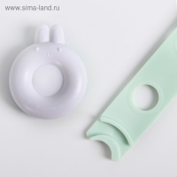 Набор блокираторов для дверей и ящиков, универсальные, гибкие, 2 шт., цвет бирюза, Крошка Я Набор блокираторов для дверей и ящиков, универсальные, гибкие, 2 шт., цвет бирюза, Крошка Я