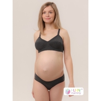 Бюстгальтер для кормления «HUNNY mammy», размер 85-D, цвет темно-серый меланж Бюстгальтер для кормления «HUNNY mammy», размер 85-D, цвет темно-серый меланж