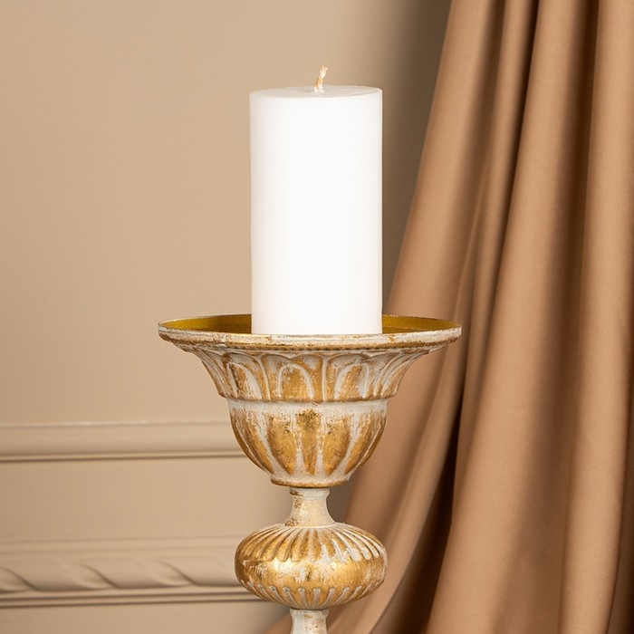 Подсвечник металл «Ярусы» для одной свечи 16 х 16 х 31 см Подсвечник металл «Ярусы» для одной свечи 16 х 16 х 31 см