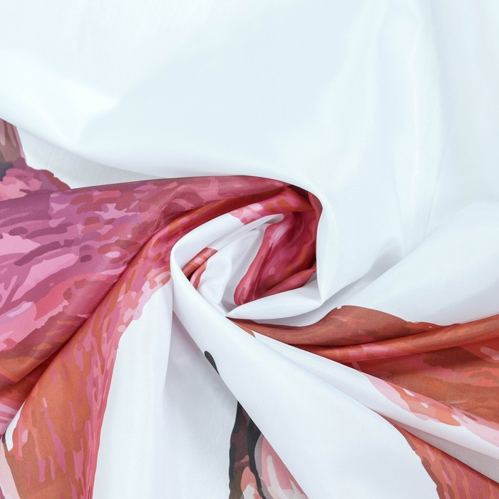 Штора для ванны Доляна &laquo;Душа фламинго&raquo;, с люверсами, 180&times;180 см