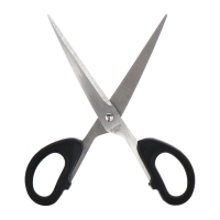 Ножницы канцелярские 16,7см Офис пластиковые ручки, европодвес