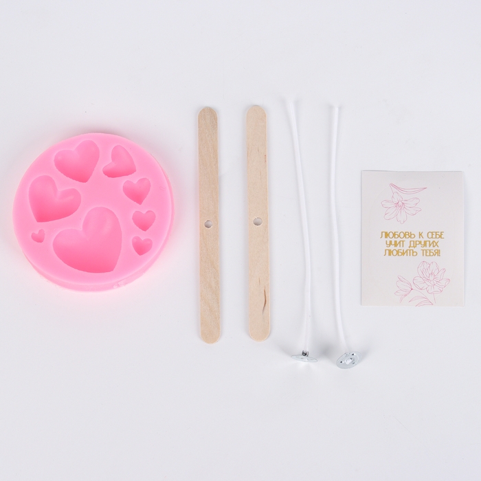 Свеча своими руками. Создание свечей с формовыми элементами, набор для творчества