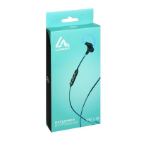 Наушники Luazon VBT 1.12, беспроводные, вакуумные, BT 4.1, 80 мАч, черно-синие