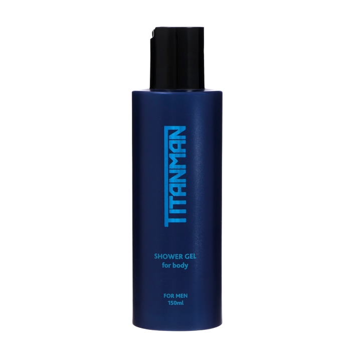 Подарочный набор мужской TITANMAN Гель для душа,150 мл + Шампунь для волос и бороды, 150 мл