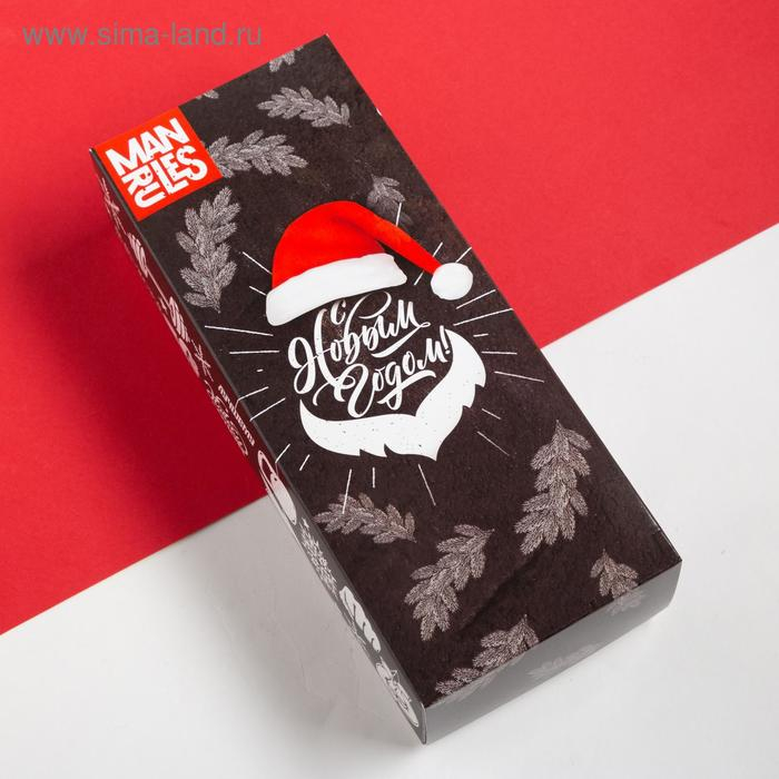 Набор новогодних мужских носков Набор новогодних мужских носков "С Новым Годом" р. 41-44