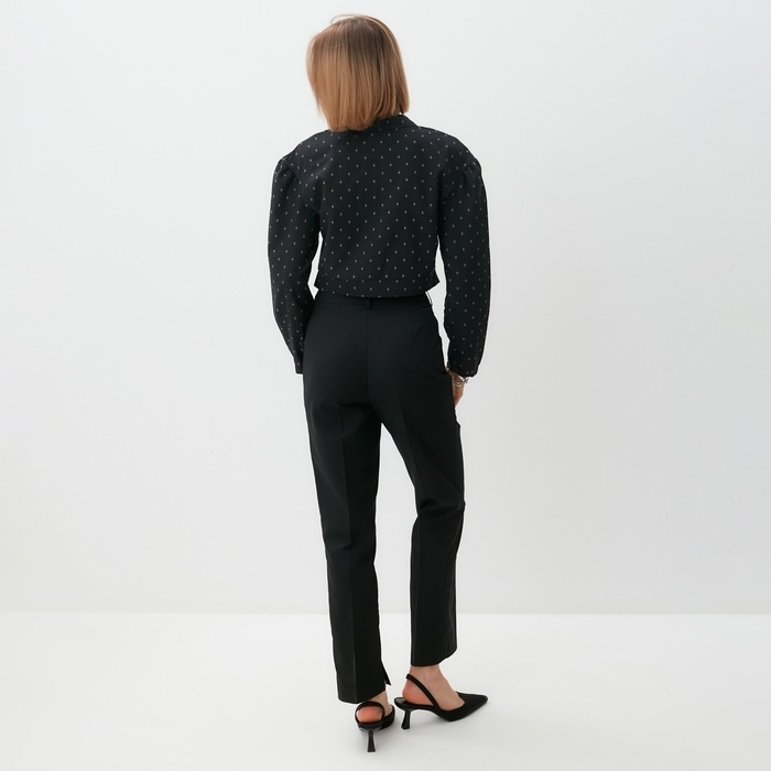 Жакет женский MINAKU: Green trend цвет чёрный, р-р 48 Жакет женский MINAKU: Green trend цвет чёрный, р-р 48