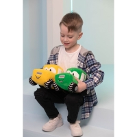 Трактор мягкая игрушка, цвет жёлтый