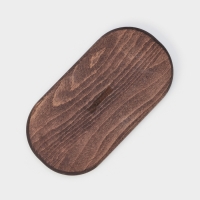 Поднос для подачи с двумя отделениями Adelica, 21&times;11&times;2 см, тёмный бук