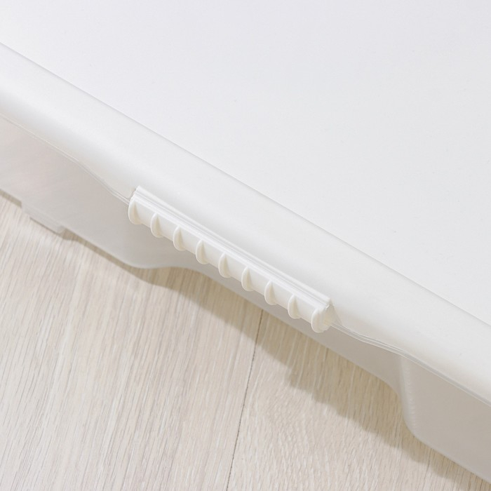 Контейнер для хранения с крышкой Porter, 18 л, 66&times;42&times;12 см, цвет слоновая кость